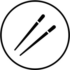 Vector Design Chopsticks Icon Style