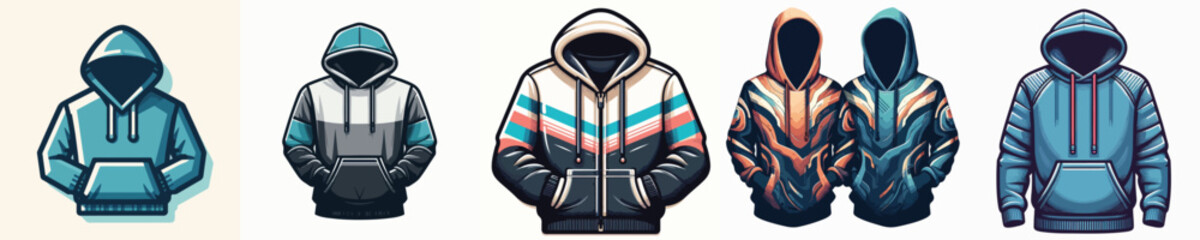 Vector of a hoodie jacket. © FirdianKrisna