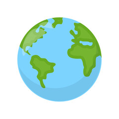 Illustration of Earth Globe