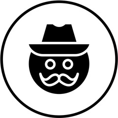 Vector Design Cowboy Icon Style