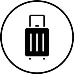 Vector Design Luggage Icon Style