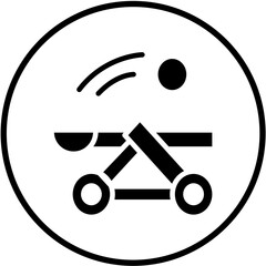 Vector Design Catapult Icon Style