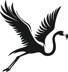 vector illustration of a flamingo