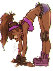 Stylized animated character