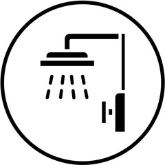 Vector Design Shower Head Icon Style