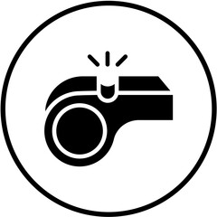 Vector Design Whistle Icon Style
