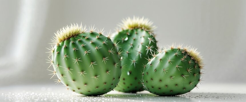 prickly pear cactus opuntia edible fruit macro shot fresh tasty sweet exotic fruits opuntia.