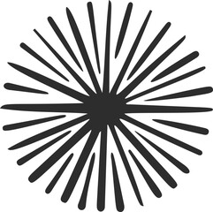 Obraz premium Textured circle with pattern. Abstract vector hand drawn graphic in rounds. Scribble design with dots spirals and grunge organic doodles. Curved simple brush strokes