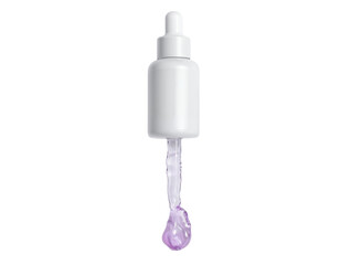 medical syringe isolated on white background