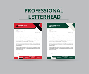 Transform Your Business Identity with These Sleek and Modern Letterhead Designs. Creative business letterhead  vector design.