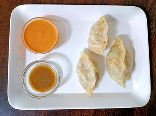 Image of Momos with Maggi filling