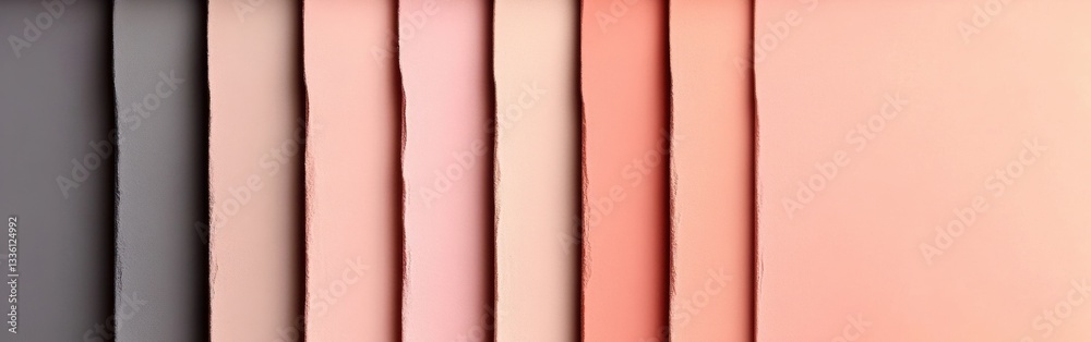 Fototapete Elegant gradient fill showcasing a transition from muted tones to soft peach hues in a harmonious arrangement