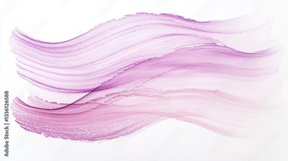 Poster abstract pencil strokes create layers of muted pink hues in a soft, artistic composition
