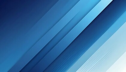 Fototapeta premium Abstract background with blue gradient and diagonal lines