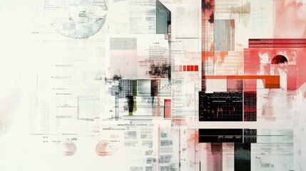 Comprehensive layout of financial documents showcasing data visualization techniques and analytical insights