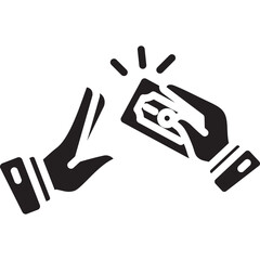 Refuse icon in Glyph Style. Simple Vector Design. Simple Vector Glyph Icon