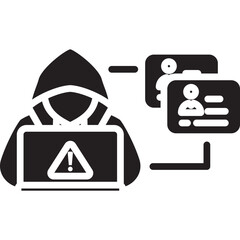 Forgery icon in Glyph Style. Simple Vector Design. Simple Vector Glyph Icon