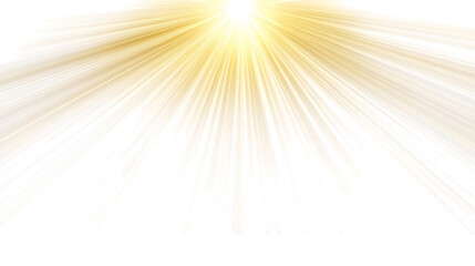 Golden sun rays symbol home decor artwork indoor close up view radiant concept isolated white background