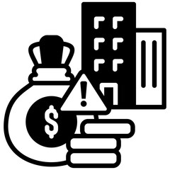 Corporate icon in Mix Filled Style. Simple Vector Design. Simple Vector Outline Filled Icon