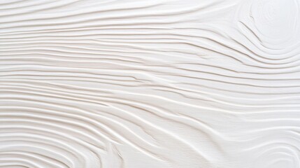 Fototapeta premium Textured white surface, smooth waves and lines creating a serene backdrop, ideal for modern design or minimalistic themes.