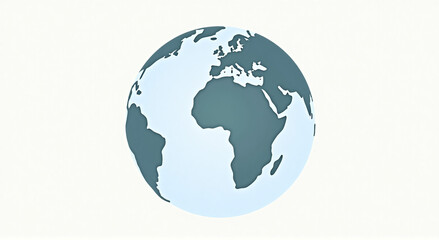 Fototapeta premium world map with globe, globe, earth, world, planet, map, sphere, global, europe, america, 3d, illustration, geography, asia, continent, business, ocean, blue, usa, north, icon, space, ball, vector, gla