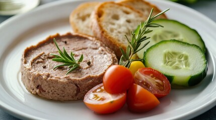 Beef organ meat served with bread and fresh vegetables highlights the nutritional trend in healthy eating