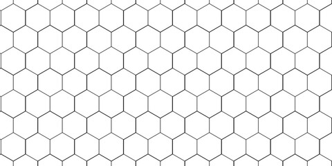 Seamless hexagonal pattern - geometric background stock illustration
