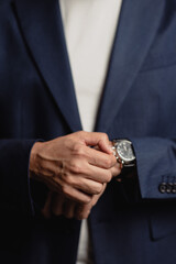businessman with watch