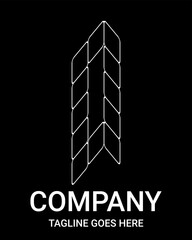 Minimalist Vector Outline Logo of number Zero. Construction style number logo. This design is perfect for T-shirts, construction, architecture, sports, motorsport, etc. Alphabet for kids to color.