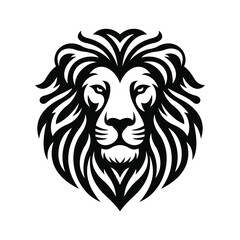 Obraz premium Lion Head Logo and Lion Head tattoo, face, leo, leon, king, lion head, Africa