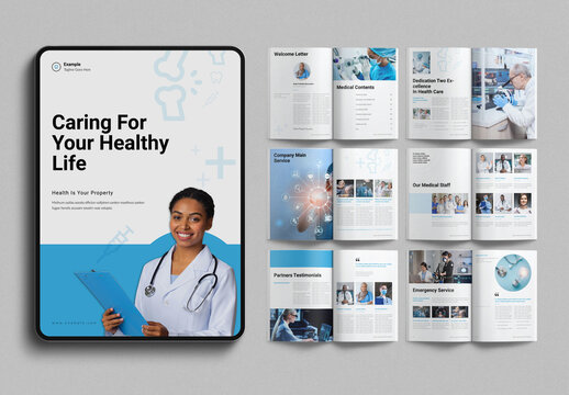 Digital Medical Brochure Template