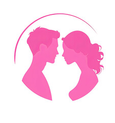 Two silhouettes face each other, evoking emotions of connection and intimacy