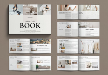 Welcome Book Template Landscape