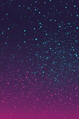 Fototapeta premium Abstract night sky, vibrant glitter