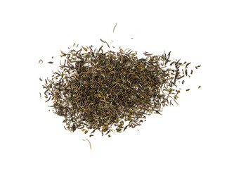 Black Tea Leaves Isolated, High Quality Black Tea Pile, Dry Organic Indian Drink, Black Tea Leaves...