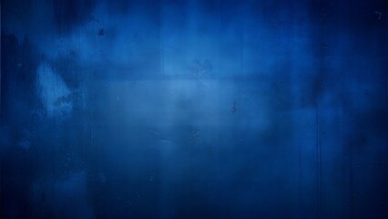 Obraz premium Deep Blue Grunge Wall Texture. Distressed Deep Blue Grunge Texture. Dark Blue Grunge Surface.
