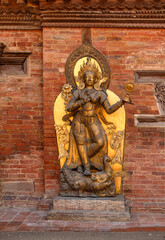 A state of Gajalakshmi a form of the Hindu Godess Lakshmi