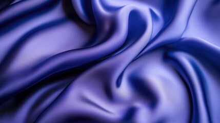 Fototapeta premium A rich blue background with soft wave patterns and light shadows creates a dynamic and elegant look.