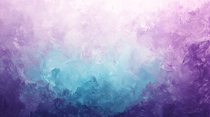 Fototapeta premium Colorful abstract gradient of purple teal and blue paint strokes