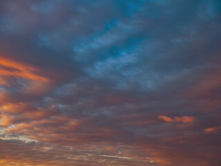 colorful sunset clouds.nature background