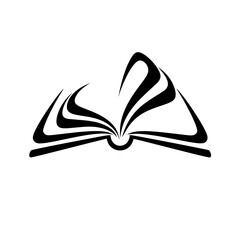 open book with heart