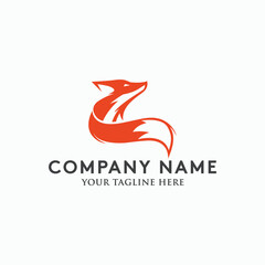 Obraz premium Fox logo design vector