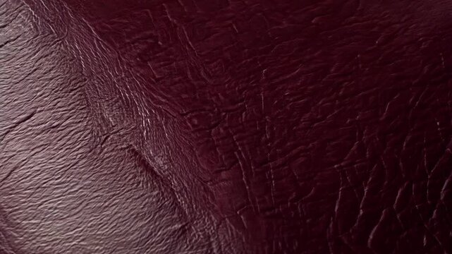 Rotation of natural leather texture background. Background for advertising the production of natural leather products such as shoes, bags, wallets