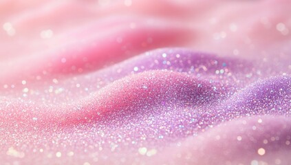 Delicate, shimmering, pastel pink and purple glitter texture