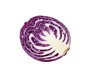 Fototapeta premium red cabbage isolated on white