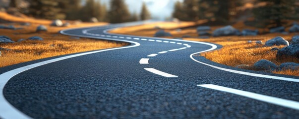 Roadmap strategy timeline business growth theme 3D render complementary color scheme
