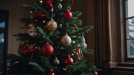 Beautifully decorated tree turning our home into a festive wonderland