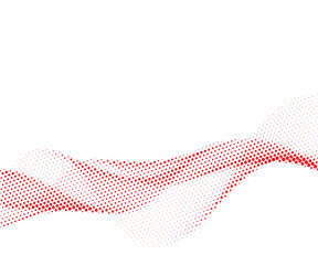 red small dot and white background