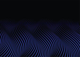 blue line and black background