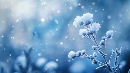 As snowflakes gently fall, they weave a tapestry of winter beauty, embracing the earth in silence and bringing a calming presence to the world.